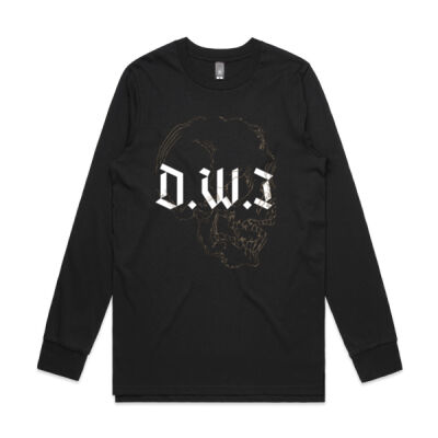 D.W.I Skull logo longsleeve Thumbnail