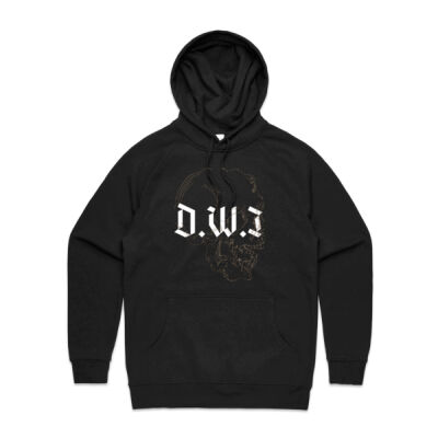 D.W.I Skull logo hoodie Thumbnail